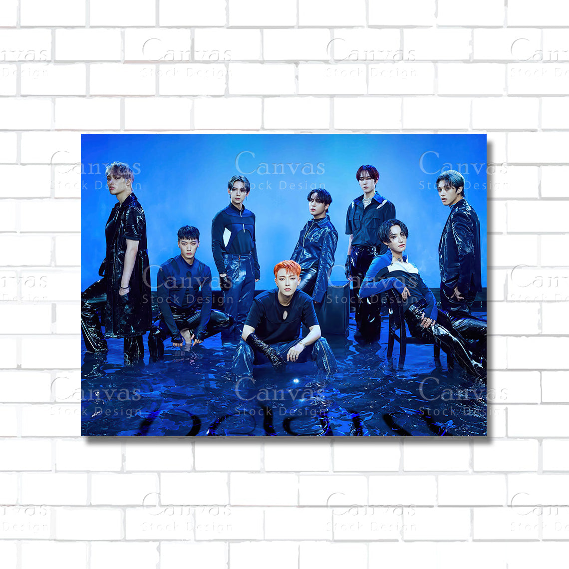 ATEEZ Deja Vu Canvas Wall Art – K-pop Poster Print