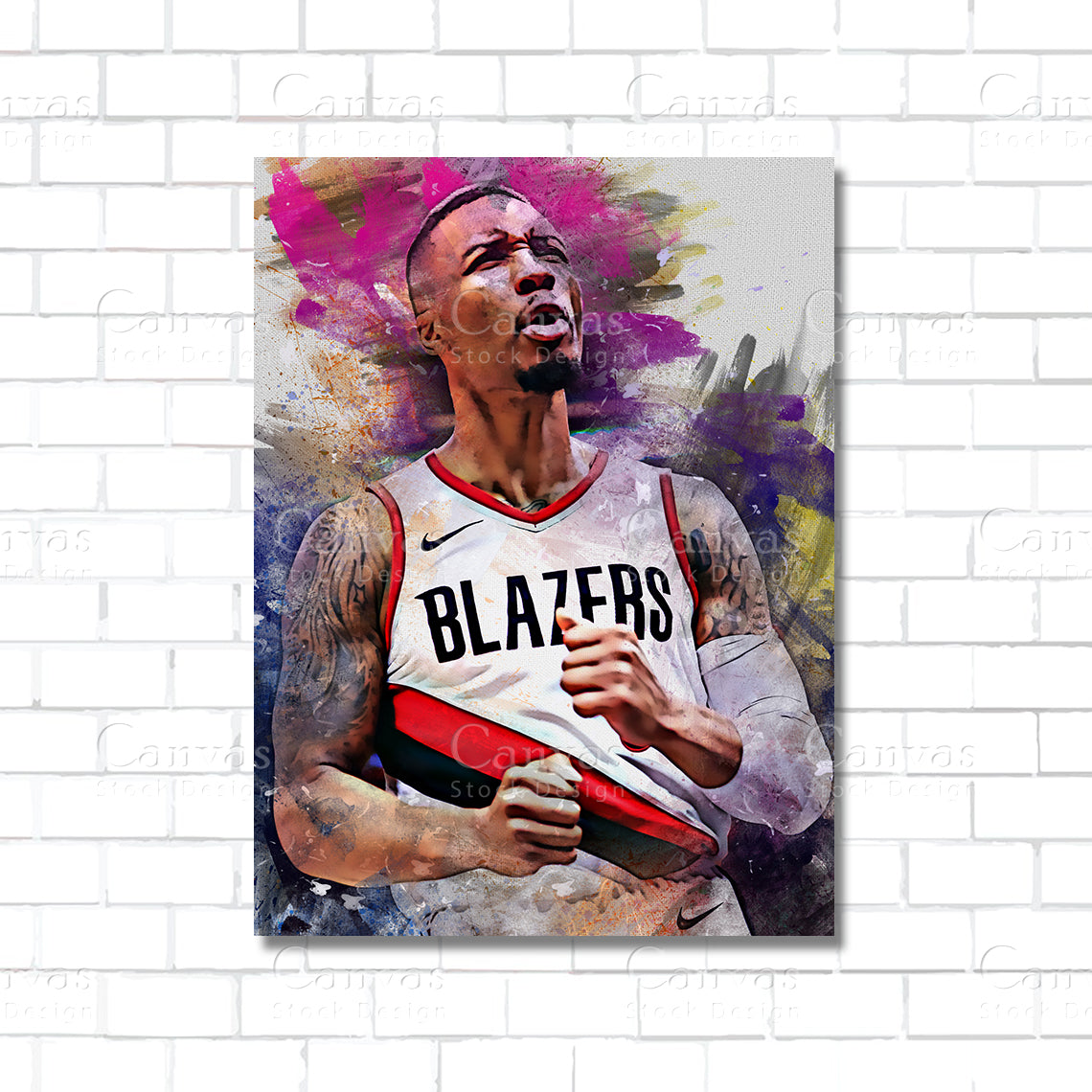 Damian Lillard Canvas Wall Art