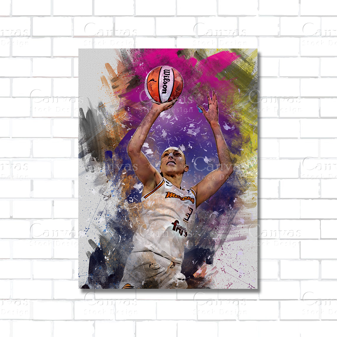Diana Taurasi Canvas Wall Art