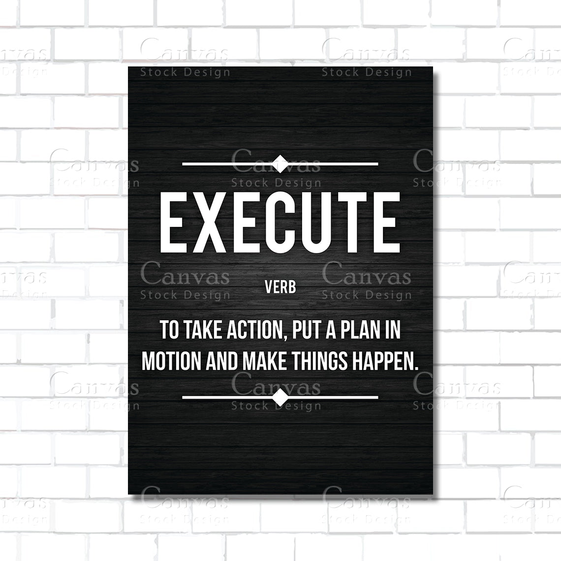 Execute Definition Wall Art