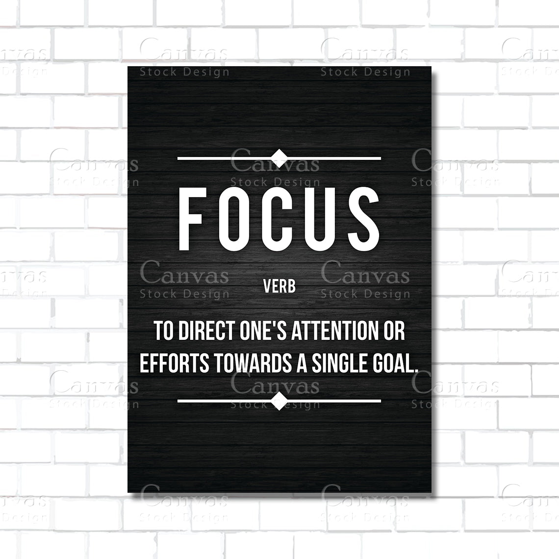 Focus Definition Wall Art