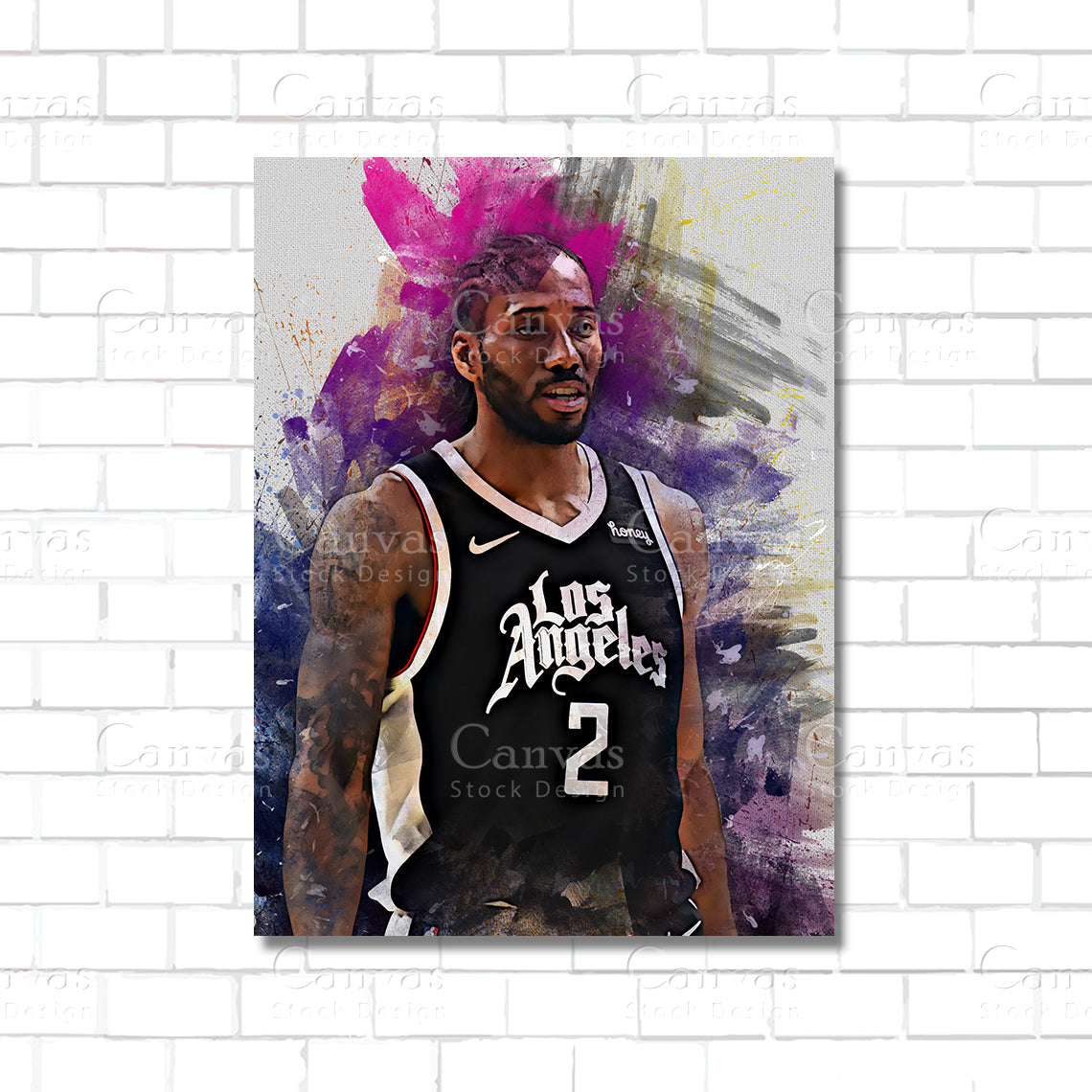 Kawhi Leonard Canvas Wall Art