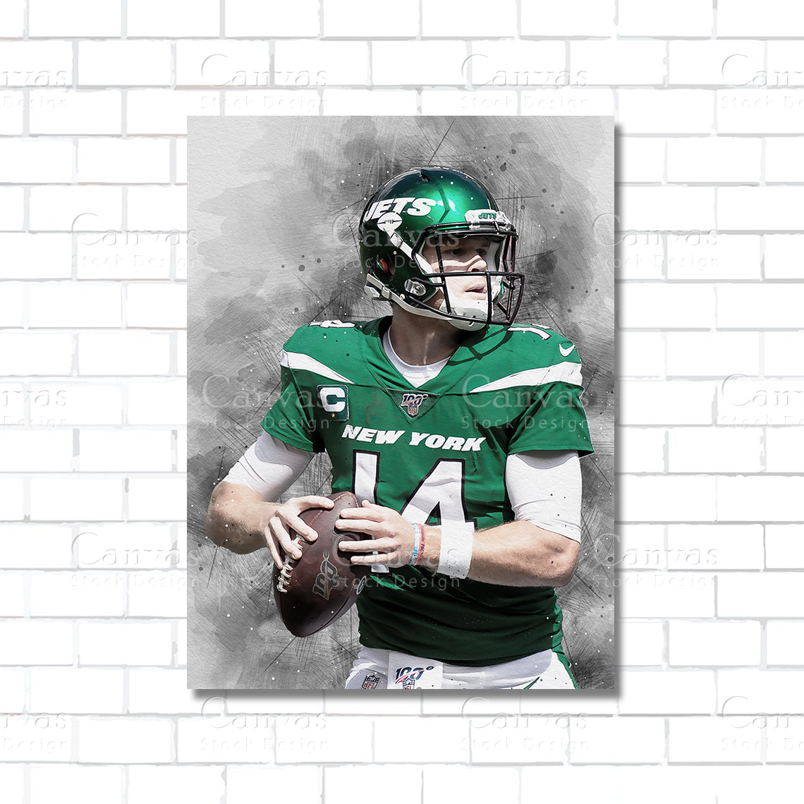Sam Darnold Canvas Wall Art