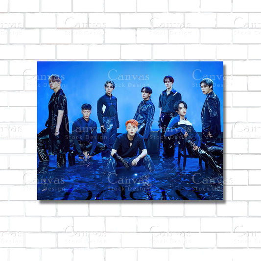 ATEEZ Deja Vu Canvas Wall Art – K-pop Poster Print