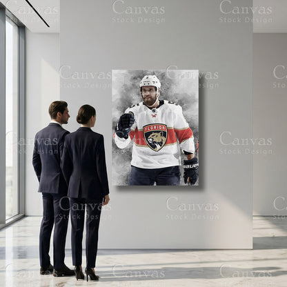 Aaron Ekblad Ice Hockey Sports Artwork