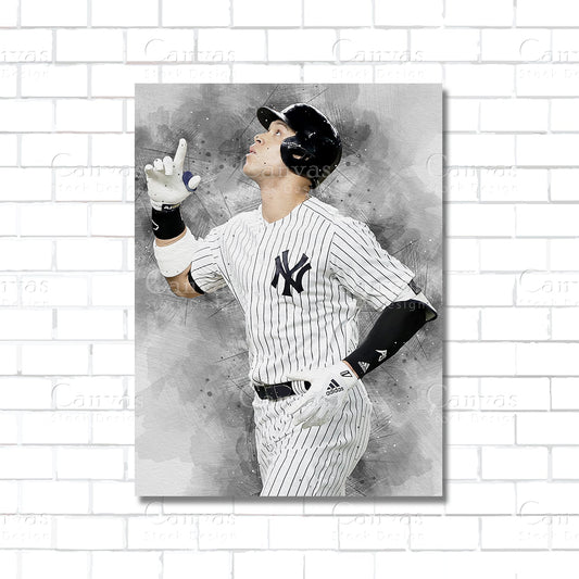 Aaron Judge Canvas Wall Art