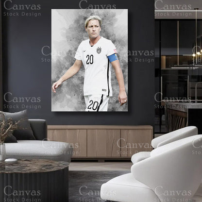 Abby Wambach Canvas Art for Refined Interiors