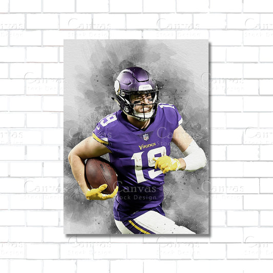 Adam Thielen Canvas Wall Art