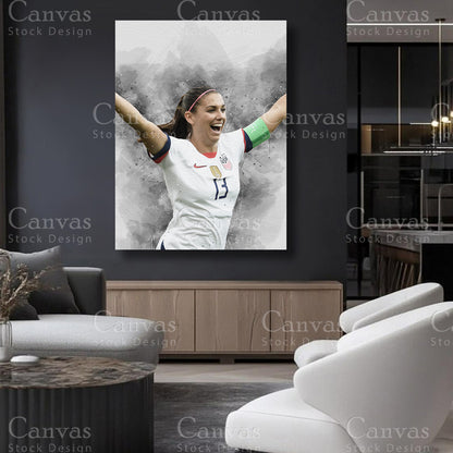Alex Morgan Canvas Art for Refined Interiors