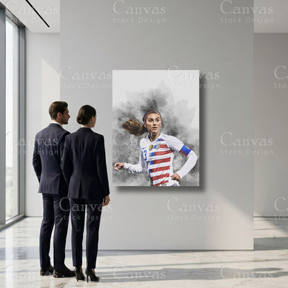 Alex Morgan Soccer Sports Artwork