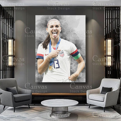 Alex Morgan Premium Athlete Canvas