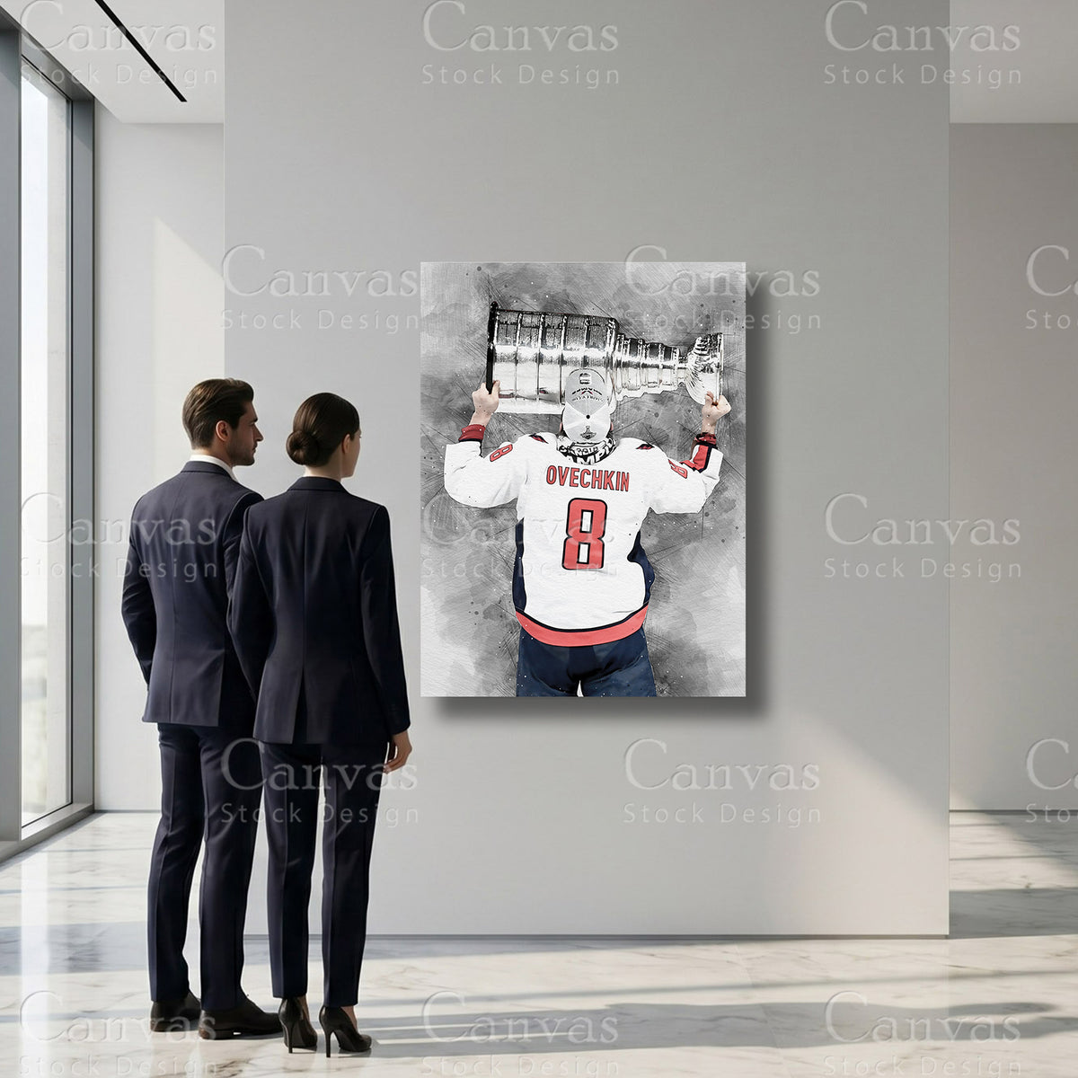 Alex Ovechkin Ice Hockey Sports Artwork