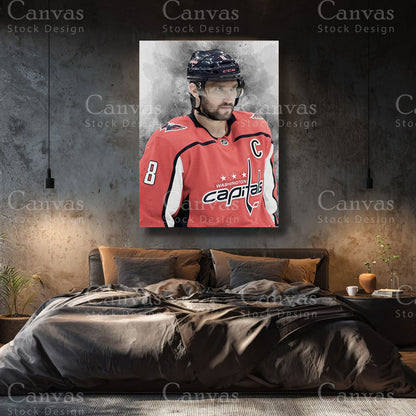 Alex Ovechkin Premium Hockey Wall Art