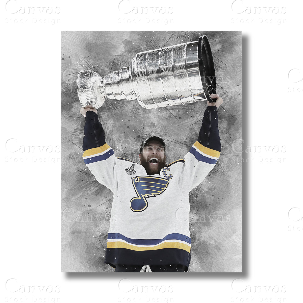 Alex Pietrangelo Elite Hockey Canvas Wall Art