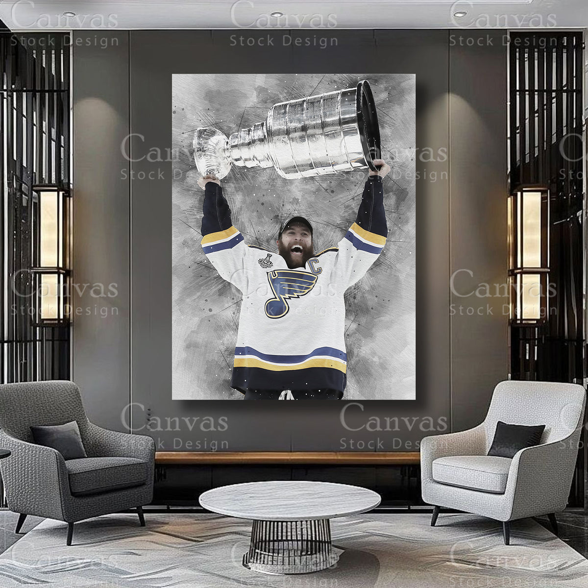 Alex Pietrangelo Athlete Wall Art on Premium Canvas