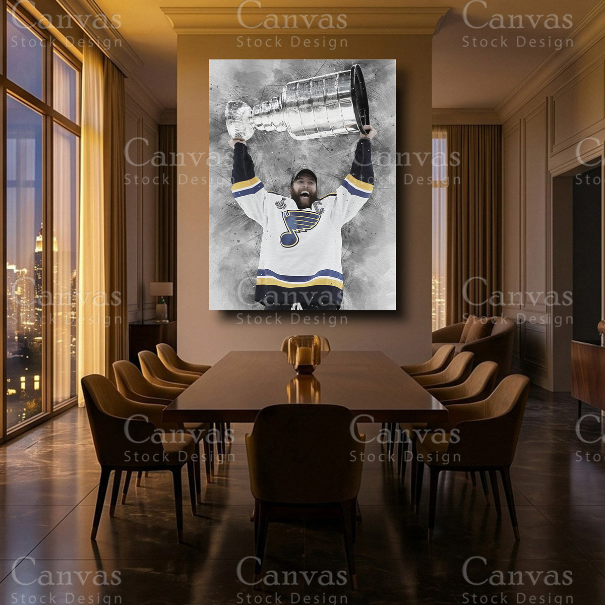 Alex Pietrangelo Luxury Hockey Wall Art