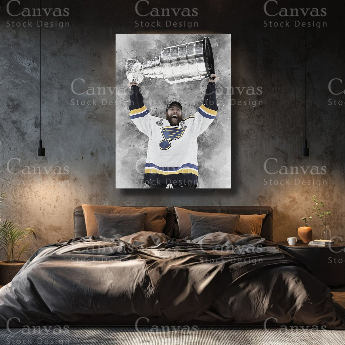 Alex Pietrangelo Premium Ice Hockey Canvas Wall Art