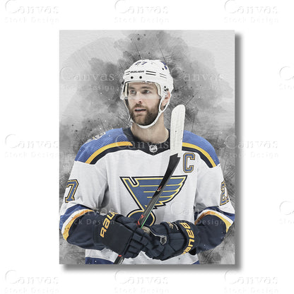 Alex Pietrangelo Signature Hockey Canvas Wall Art
