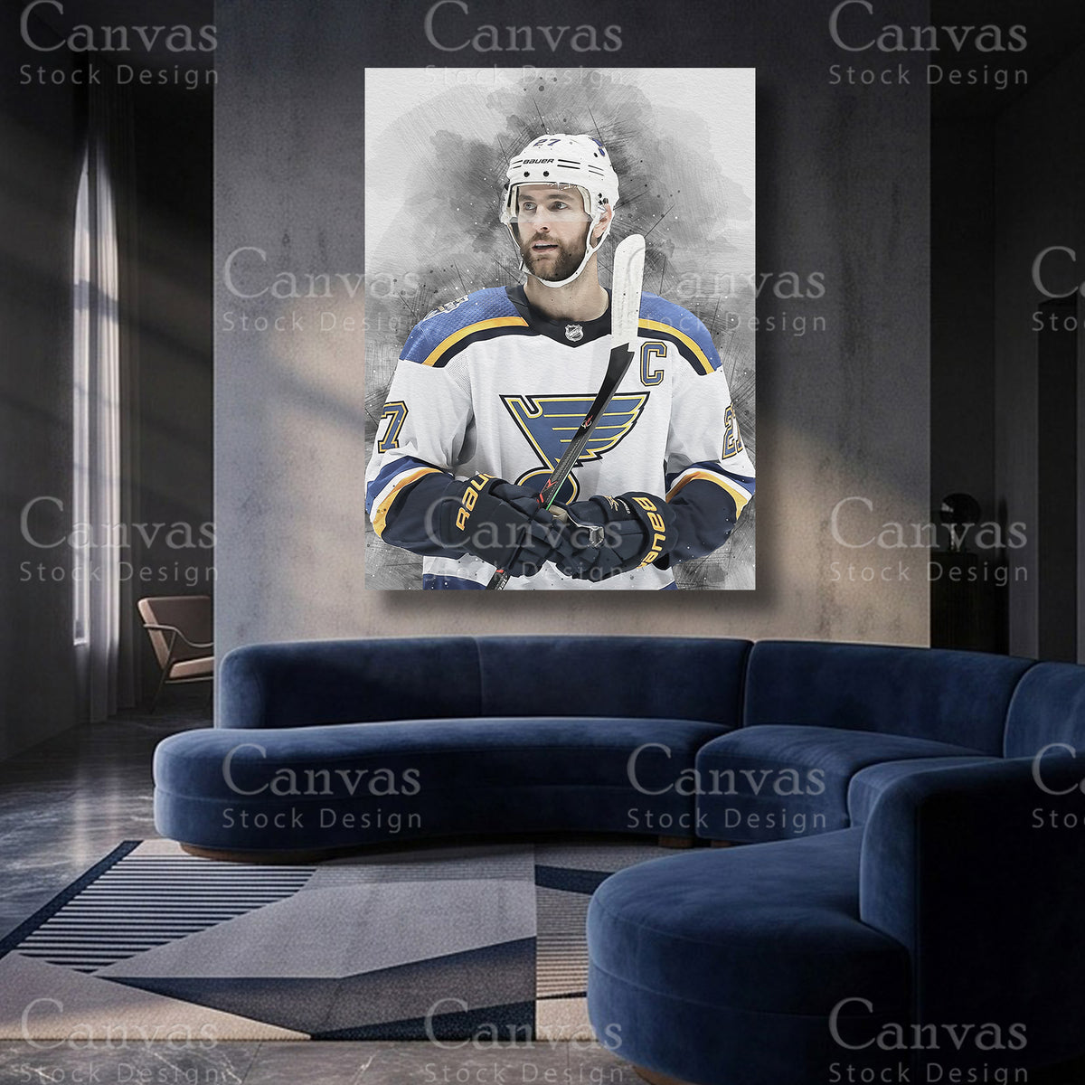 Alex Pietrangelo Ice Hockey Canvas Artwork