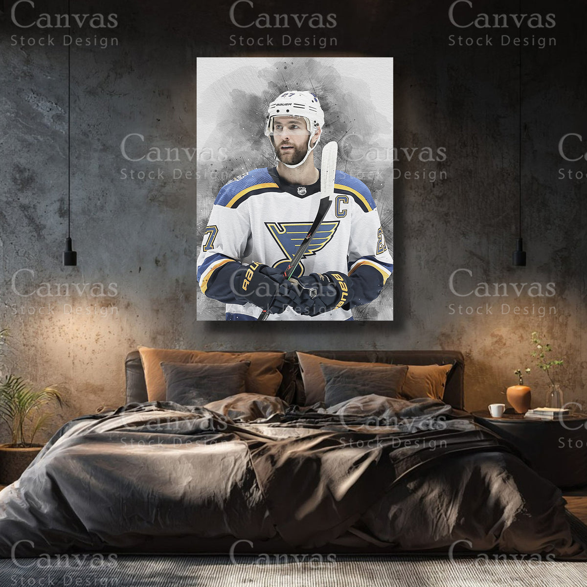 Alex Pietrangelo Premium Ice Hockey Canvas Wall Art