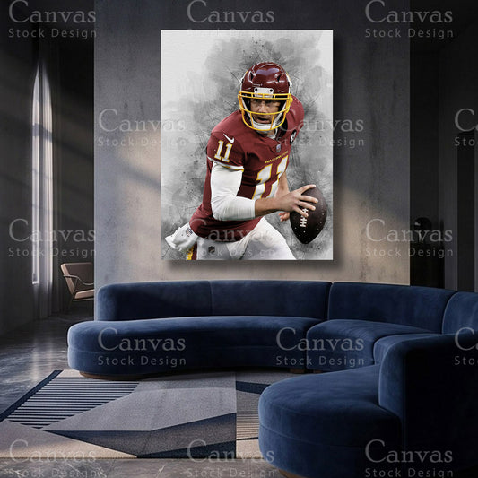 Alex Smith NFL canvas artwork