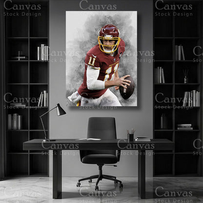 Alex Smith quarterback football wall art
