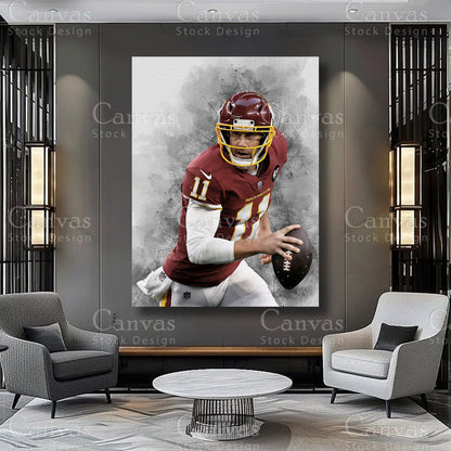 Alex Smith premium athlete canvas artwork