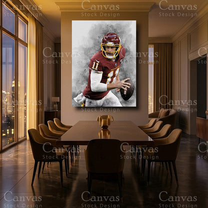 Alex Smith luxury NFL wall decor