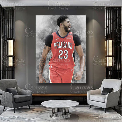 Anthony Davis athlete canvas artwork