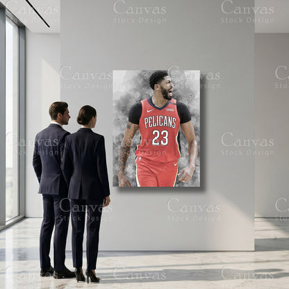 Anthony Davis professional basketball sports artwork