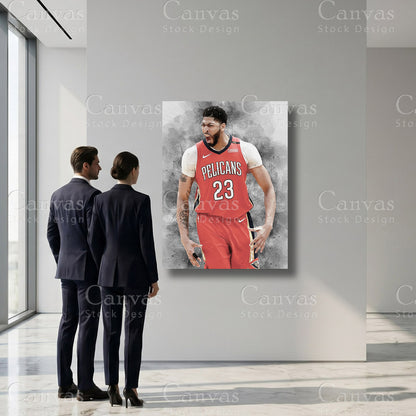 Anthony Davis professional basketball sports canvas