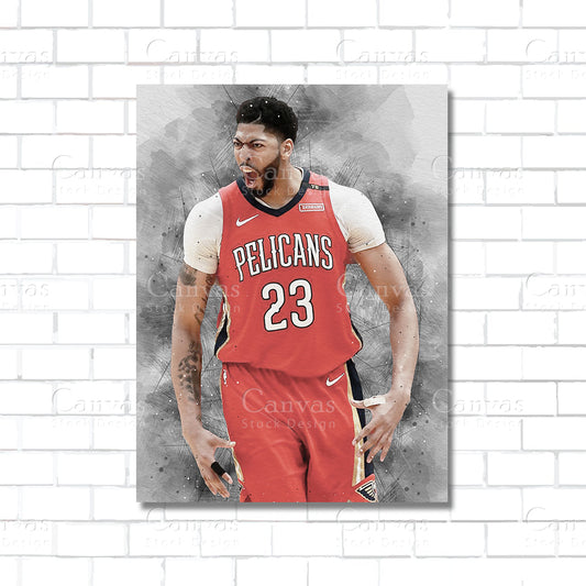 Anthony Davis Canvas Wall Art