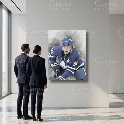 Auston Matthews Hockey Sports Artwork