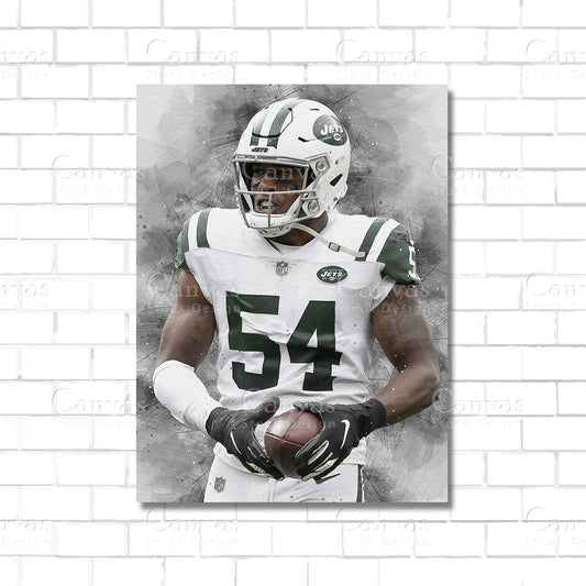 Avery Williamson Canvas Wall Art – NFL Linebacker
