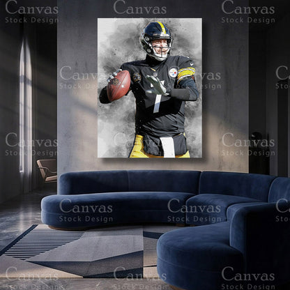 Ben Roethlisberger NFL canvas artwork