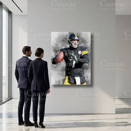 Ben Roethlisberger professional football wall decor