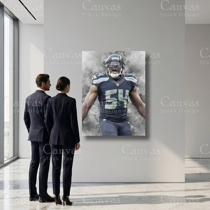 Bobby Wagner defensive football wall decor