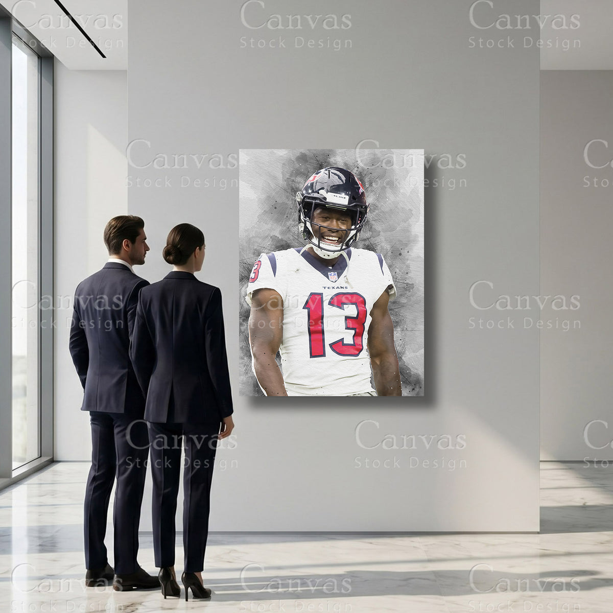 Brandin Cooks professional football wall decor