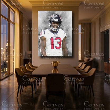 Brandin Cooks luxury NFL canvas wall art