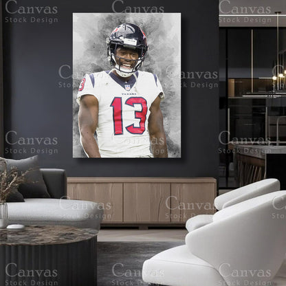 Brandin Cooks wide receiver sports artwork