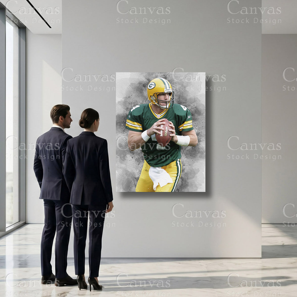 Brett Favre professional football wall decor