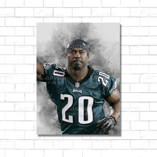 Brian Dawkins Canvas Wall Art – Philadelphia Eagles NFL Poster