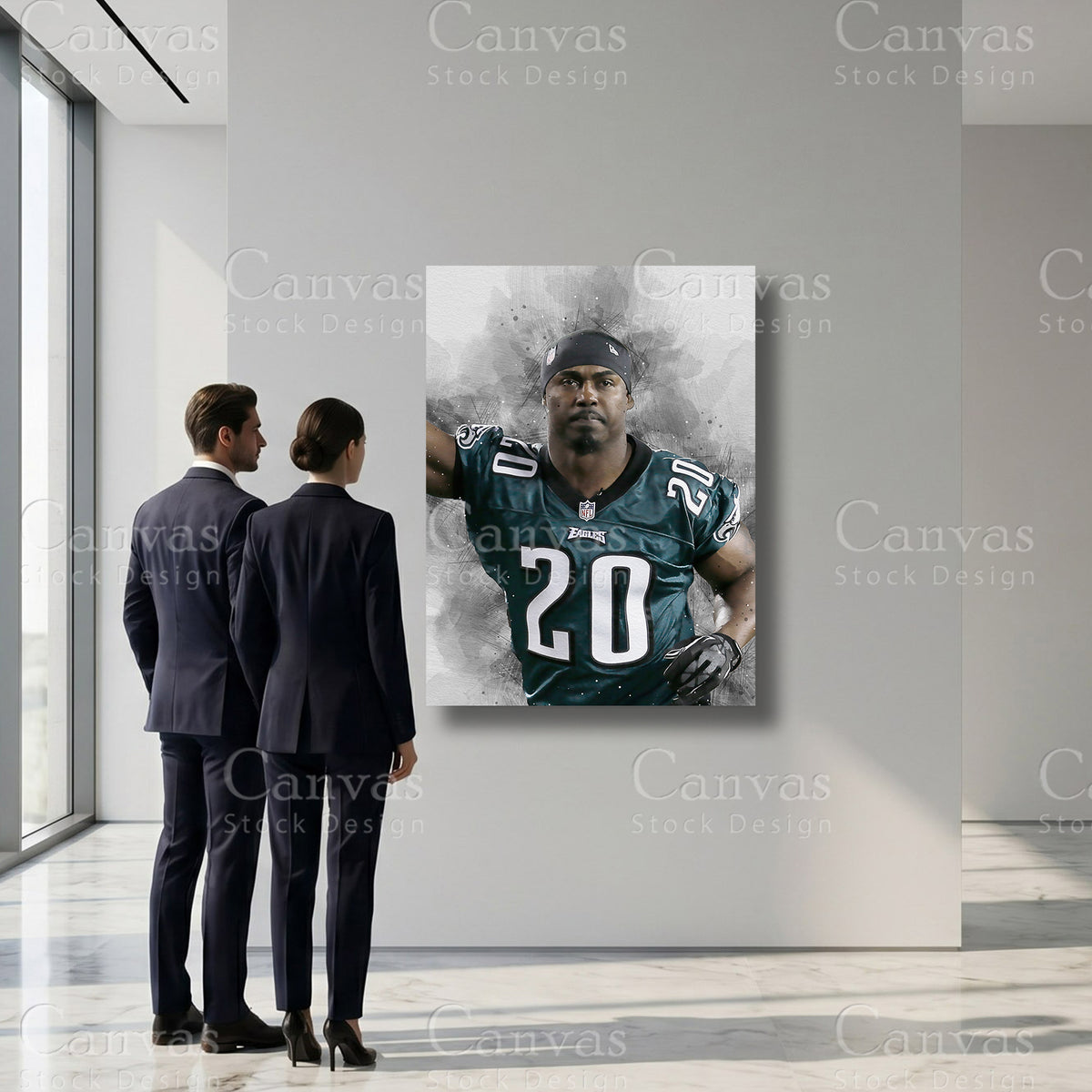 Brian Dawkins professional football wall decor