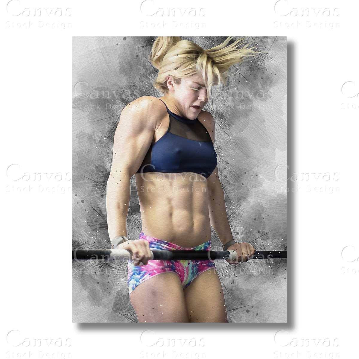 Brooke Ence Signature Fitness Canvas Wall Art