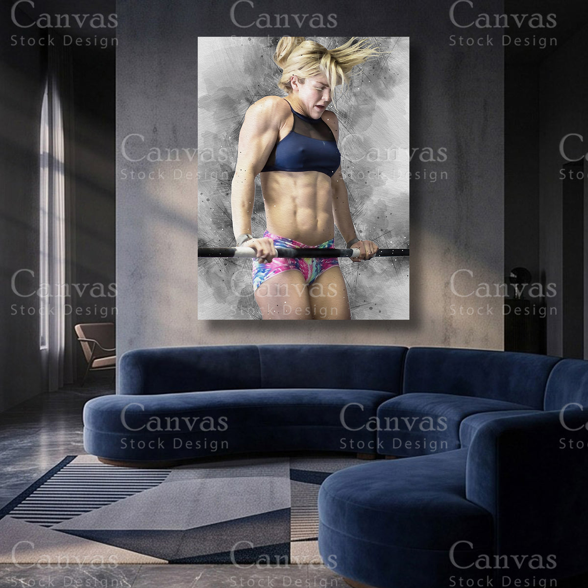Brooke Ence Fitness Canvas Artwork