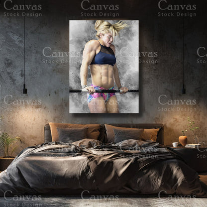 Brooke Ence Premium Fitness Canvas Wall Art