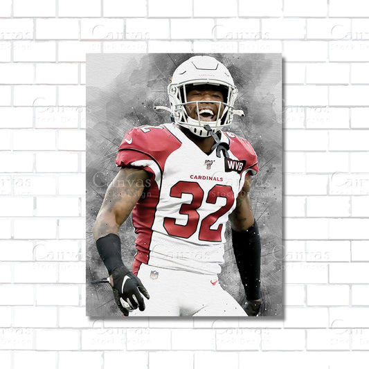 Budda Baker Canvas Wall Art – NFL Arizona Cardinals Poster