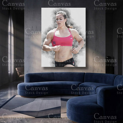 Camille Leblanc Fitness Canvas Artwork