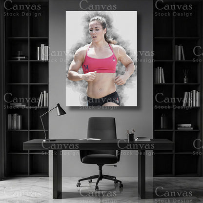 Camille Leblanc CrossFit Canvas Wall Art