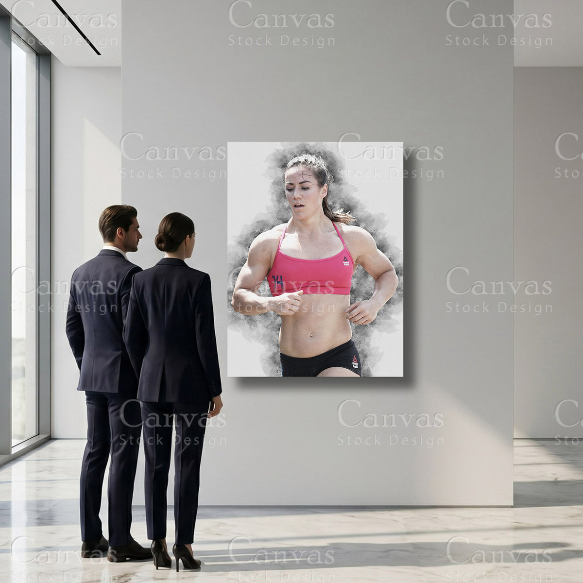 Camille Leblanc Sports Canvas Artwork